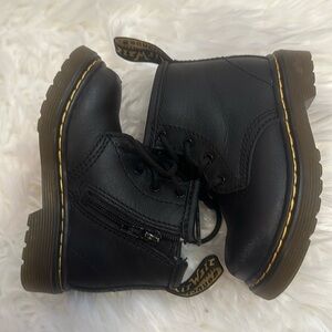Dr. Martens Black Kids Boots